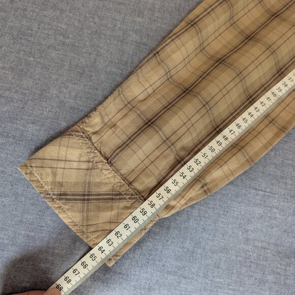 Levis Signature Plaid Shirt Beige - Size XL - Picture 7 of 12